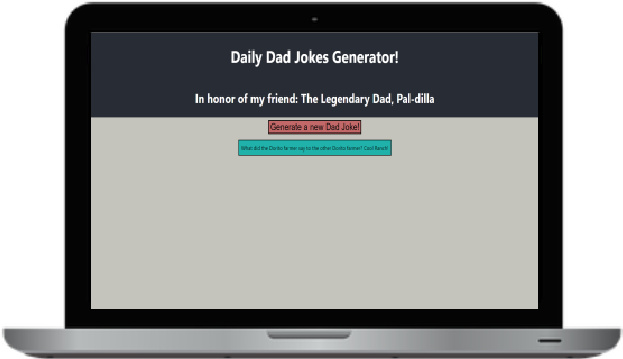 Dad Joke Generator